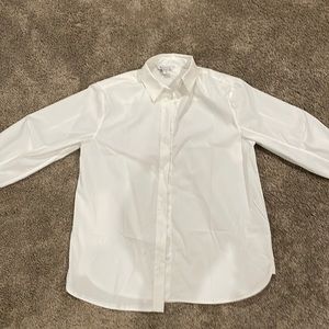 Women’s Athleta Oversized Poplin Top. White size small